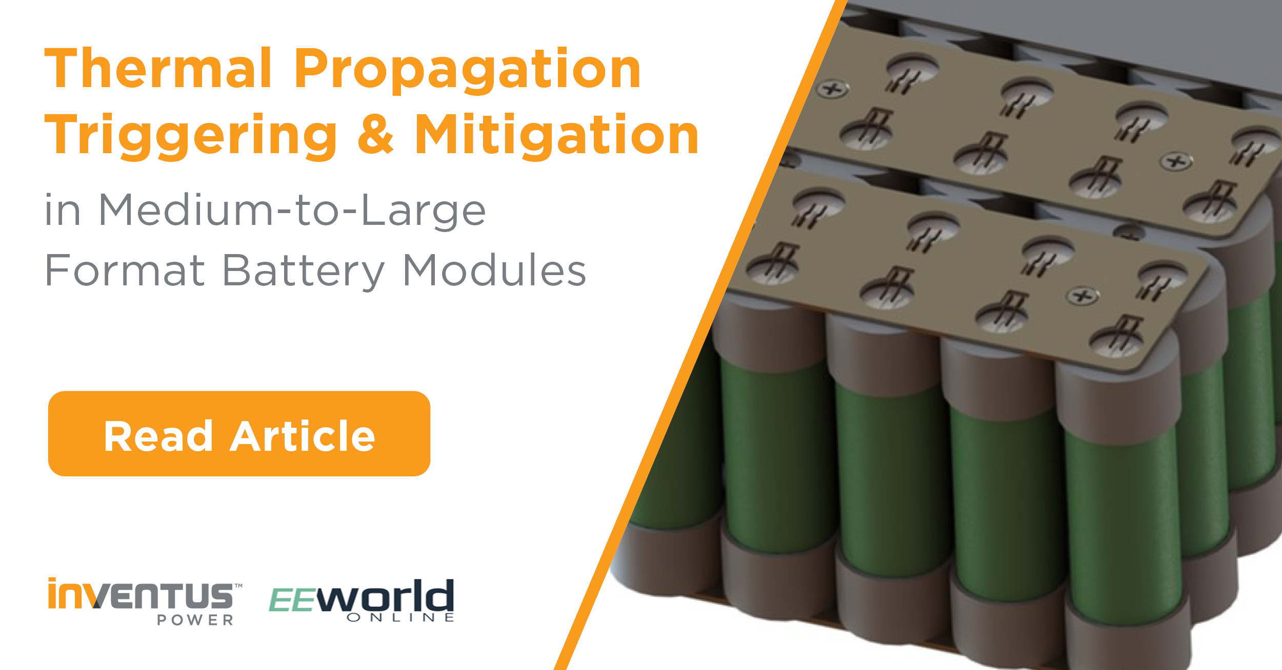 Thermal Propagation Triggering & Mitigation in MediumtoLarge Format Battery Modules